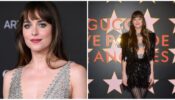 In Two Gucci Outfits, Dakota Johnson Demonstrates How To Party Like A Hottie