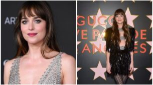 In Two Gucci Outfits, Dakota Johnson Demonstrates How To Party Like A Hottie