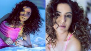 Jasmin Bhasin sends shockwaves on internet in new bedroom photo, looks bombastic in pink outfit