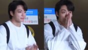 BTS Jungkook wins over internet with his humble gesture at airport, watch video