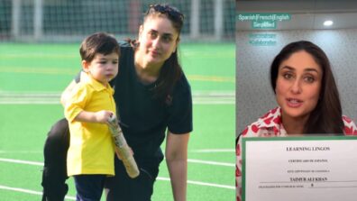 Kareena Kapoor Khan becomes ‘proud mama’ as Taimur learns ‘Spanish’, watch video