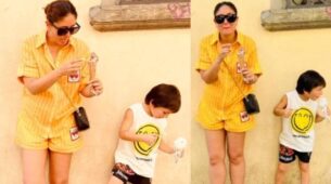 Kareena Kapoor’s ‘Messy Gelato Series’ With Son Taimur, see pics