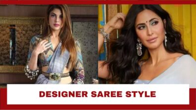 Katrina Kaif In Sky Blue Anita Dongre To Jacqueline Fernandez In Tarun Tahilini: Bollywood Divas Inspired Ways To Slay In Designer Sarees