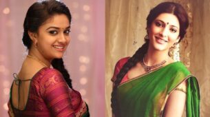 Keerthy Suresh And Shruti Haasan Flaunt Green Sarees: Are You Inspired To Go Green Like These Beauties?