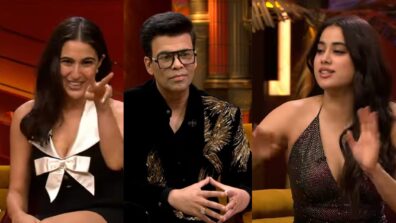 Koffee With Karan Season 7: Karan Johar, Janhvi Kapoor and Sara Ali Khan gear up for some fun banter