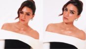 Kriti Sanon is busy channelising her inner Audrey Hepburn, rocks black and white combination like a diva