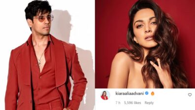 Laal mere dill ka haal hai: Sidharth Malhotra looks hot in red dapper pantsuit, Kiara Advani feels the heat