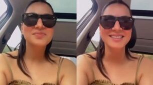 Lakdi Ki Kathi…Kathi Pe Ghoda: Shraddha Arya behaves like adorable kid inside car, see video