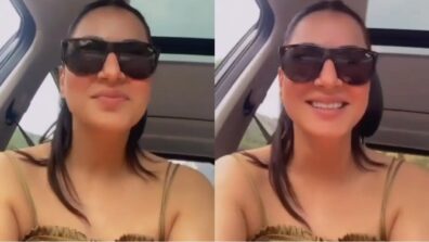 Lakdi Ki Kathi…Kathi Pe Ghoda: Shraddha Arya behaves like adorable kid inside car, see video