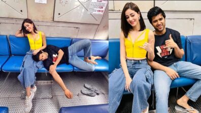 Liger Promotions: Vijay Deverakonda And Ananya Panday Caught Up Candid In Mumbai Local, watch video