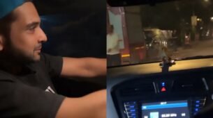 Love Is In The Air: Karan Kundrra and Tejasswi Prakash set out for romantic long drive, enjoy listening to ‘Baarish Aayi Hain’