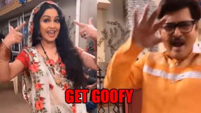 Madness on Bhabhi Ji Ghar Par Hai set: Actors Rohitashv Gour and Shubhangi Atre get goofy in latest video