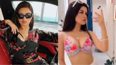 Make Way For The Queen: Avneet Kaur is enjoying driving swanky Lamborghini in Dubai, dons sensuous bra to enjoy pool session