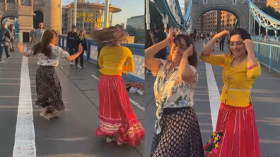 Marathi actress Sonalee Kulkarni shows off her ‘desi jalwa’ in London tower bridge, watch video