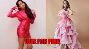 Mini Dress To Sleeveless Gown: Times Nora Fatehi Proved Her Love For Pink