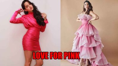 Mini Dress To Sleeveless Gown: Times Nora Fatehi Proved Her Love For Pink