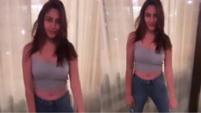 Naagin Goes Cute: Surbhi Chandna performs adorable ‘happy dance’ in crop top and jeans, check out