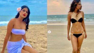 Nia Sharma aces the look of a sensuality queen in hot bikinis