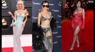 OMG: Doja Cat’s Outfits That She Paired With Fishnets Are Making Her Look So Hot! We Are Sweating Already