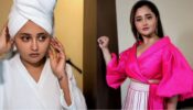 OOPS: Who’s knocking on Rashami Desai’s door after she’s come out of a shower?
