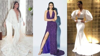 Priyanka Chopra, Kriti Sanon, and Deepika Padukone are masters of plunging necklines and statement necklaces