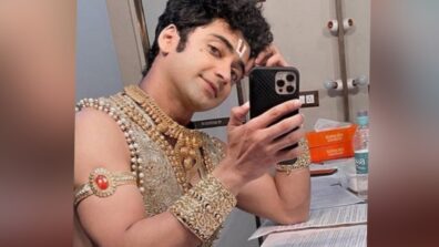 RadhaKrishn fame Sumedh Mudgalkar shares makeup room selfie as Lord Krishna, says, ‘karm karte jaa…’