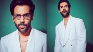 Rajkumar Rao turns ‘white tiger’ in designer pantsuit, see pics