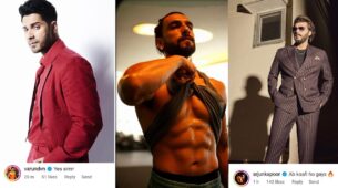 Ranveer Singh gives ‘Monday Motivation’ showing off ripped abs, Varun Dhawan gets inspiration, Arjun Kapoor says ‘Ab kaafi…’
