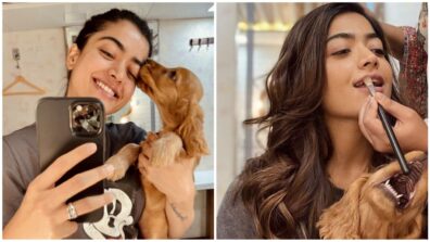 Rashmika Mandana With Her Furry Little Friend Aura; Check Out Unseen Pics