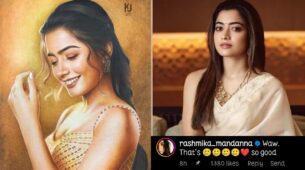 Rashmika Mandanna is blown away by ‘fan art’, check out beautiful painting