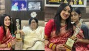 Rituparna Sengupta receives Bengal’s highest civilian award from CM Mamata Banerjee, shares pictures