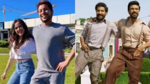 RRR Madness in South Africa: Jannat Zubair Rahmani and Nishant Bhat dance like Jr. NTR and Ram Charan, video goes viral