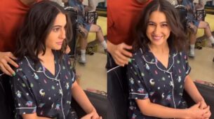 Sara Ali Khan is all smiles inside vanity van, what’s the secret?