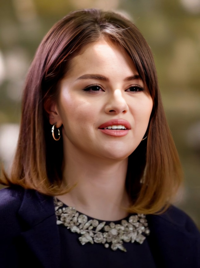 Selena Gomez’s Red Plunging Neckline Leather Outfit Proves That She Is The Boss - 2