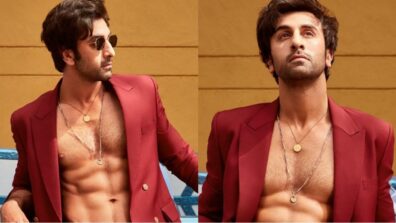 Shamshera Swag: Ranbir Kapoor flaunts chiselled abs in red monotone blazer, girls are loving it