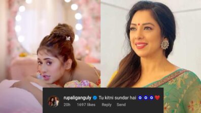 Shivangi Joshi’s Latest Reel On Ranbir Kapoor’s Shamshera Song, Rupali Ganguly Comments,” Tu Kitni Sundar Hai”