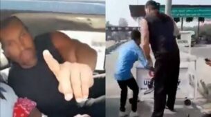 Shocking Video: ‘Great Khali’ clashes with toll operator, allegedly slaps him in public