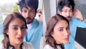 Shooting Fun: Surbhi Chandna and Dheeraj Dhoopar talk in ‘secret language’