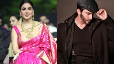 Shraddha Arya dons stylish pink Benarasi saree with heavy gold jewellery, Dheeraj Dhoopar says, “Peaky Blinder”