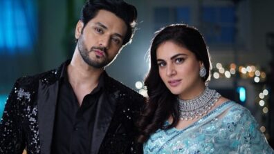 Shraddha Arya shares sizzling chemistry moment with Shakti Arora, slays in transparent saree