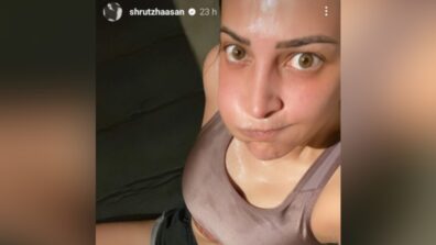 Shruti Haasan shares sweaty selfie from gym, looks irresistible in bralette