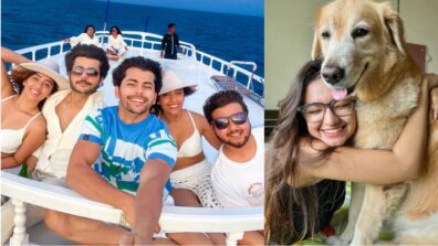 Siddharth Nigam clicks selfie in middle of ocean with ‘Chinki-Minki’ sisters, Anushka Sen says, “I love you angel”