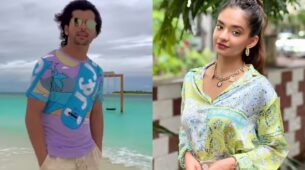 Siddharth Nigam enjoys casual walk at beach, Anushka Sen says, “cartwheels in my stomach when you walk in”