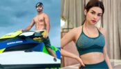Siddharth Nigam enjoys crazy speedboat ride from Maldives, Avneet Kaur loves it