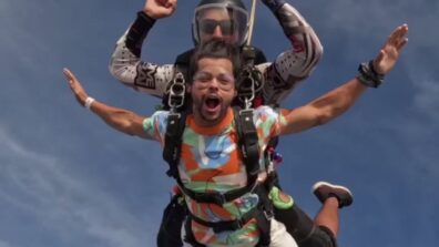 Siddharth Nigam enjoys real-life Khatron Ke Khiladi moment, jumps from 13,000 feet in Dubai