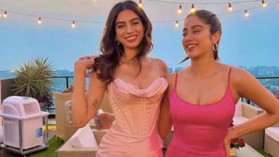 Sister Goals: Janhvi Kapoor and Khushi Kapoor look adorable in pink designer avatars, see pics