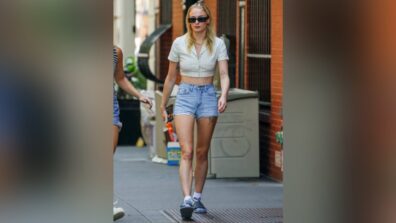 Sophie Turner’s Denim Shorts Are What We Need In Our Closet