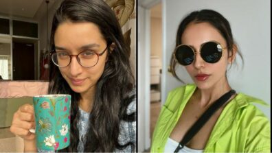 Sunday Vibes: Shraddha Kapoor enjoys chai in geeky look, Rakul Preet Singh flaunts swagger sunglass look