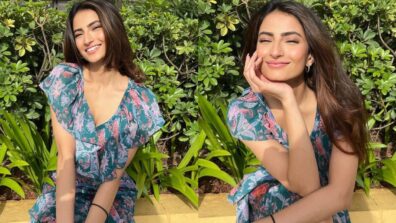 Sunkissed: Palak Tiwari glows in floral teal blue midi dress, says ‘I love summer’