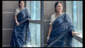 Swastika Mukherjee is elegance personified in this blue designer saree, see pics